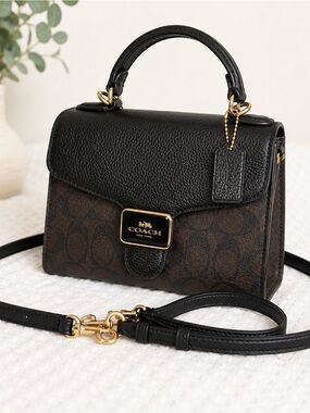 Coach Pepper Satchel In Signature Canvas